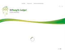 Tablet Screenshot of ludgeri-stiftung.de